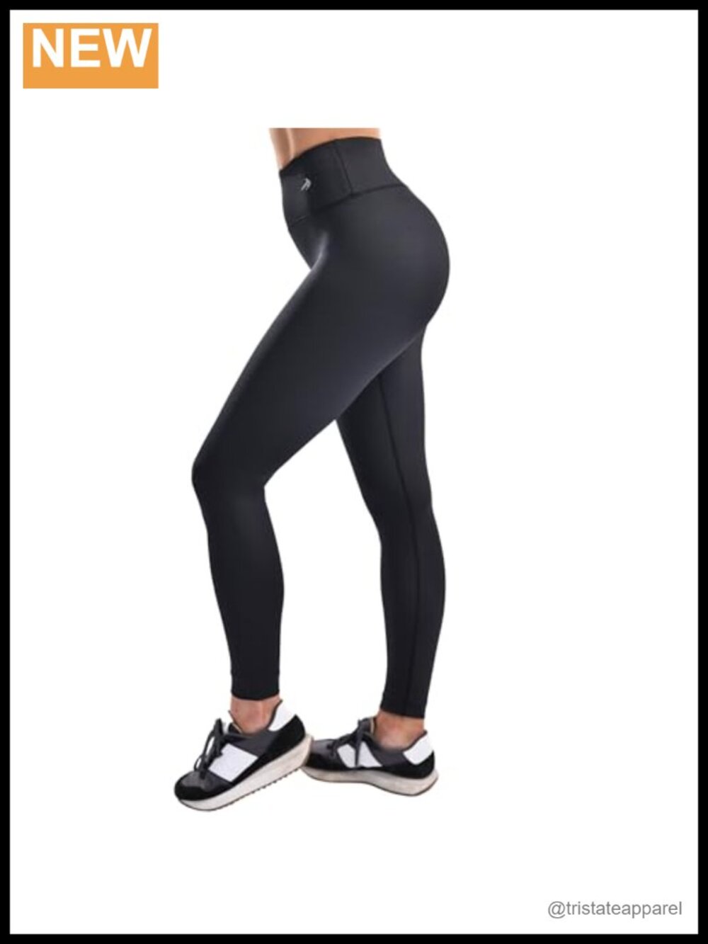 High Waisted Compression Leggings, 4-Way Stretch, Sweat-Wicking